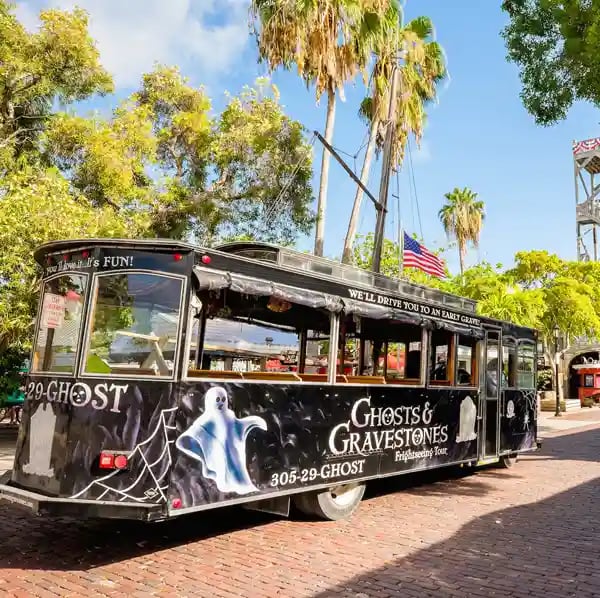 Ghost and Gravestones Tour Trolley