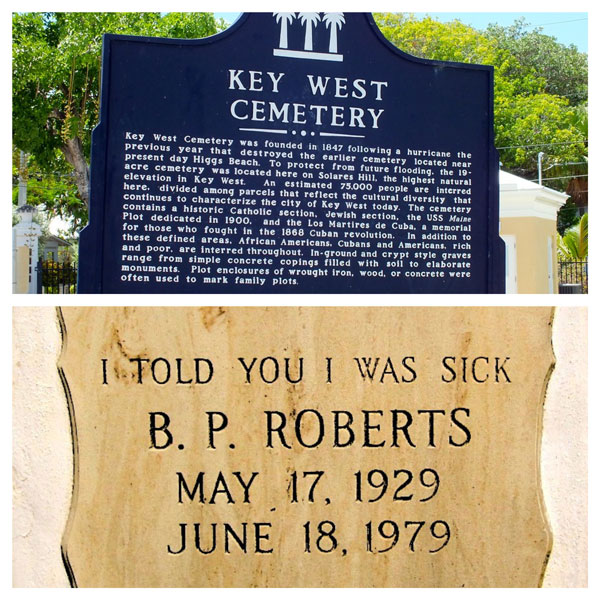 Key West Cemetery Collage