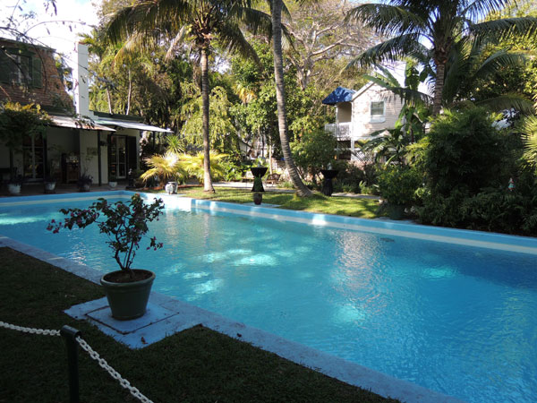 Pool at the Ernest Hemingway Home - Key West Florida