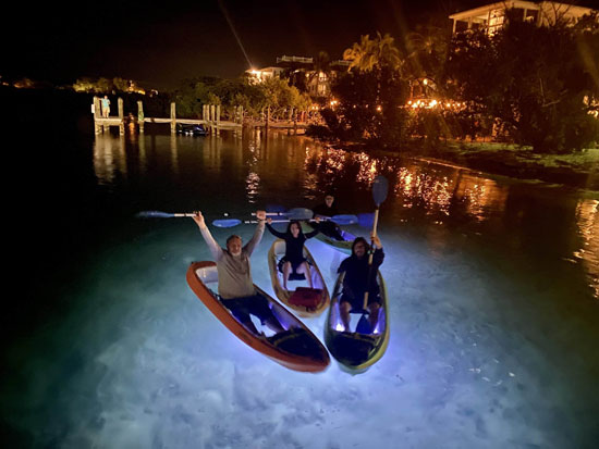 Kayaking at Night