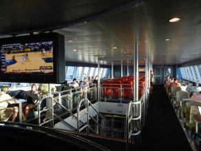 Key West Express second deck  looking towards the bow