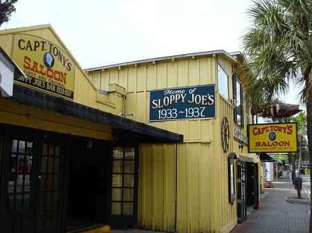 Capt Tonys Saloon from the street in Key West Florida