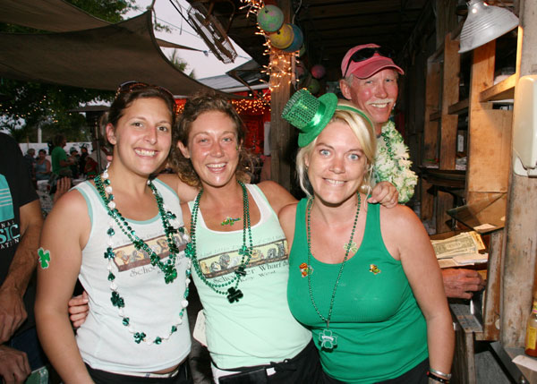 St Patrick's Day at Irish Kevin's in Key West, Florida