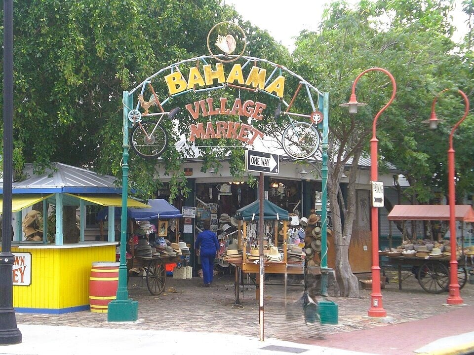 Bahama Village entrance sign