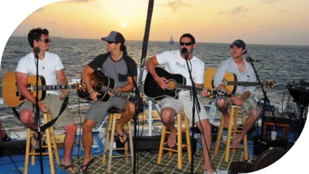 Key West Songwriters Festival On Fury Cat boat