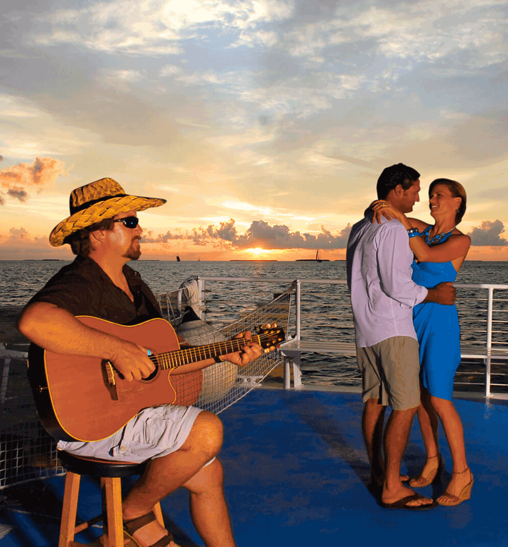 Dancing on Fury Cat Catamaran